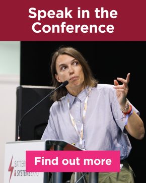 Speak in the Battery Cells & Systems Expo Conference